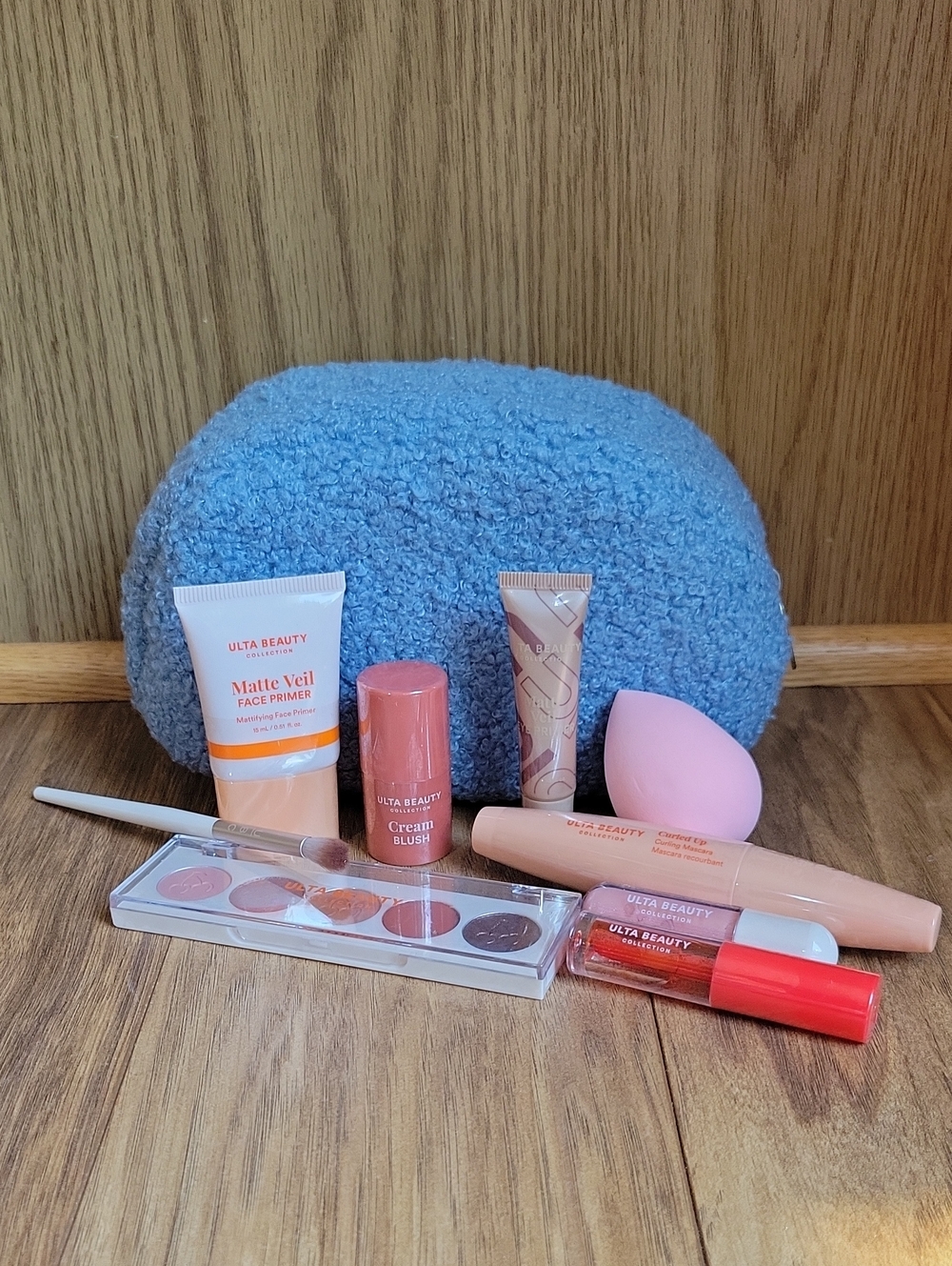 Ulta Beauty Makeup Set with Light Blue Bag